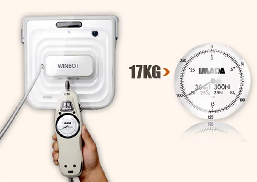 Winbot 7 showing suction pressure