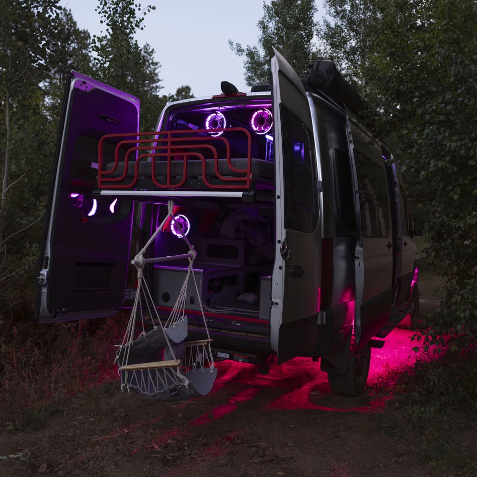 This just doesn't strike us as a welcome addition to any campsite outside the gates of Electric Forest