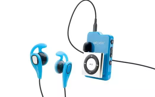 The Pear unit pairs with an iPod Shuffle to give you music and exercise monitoring in one package