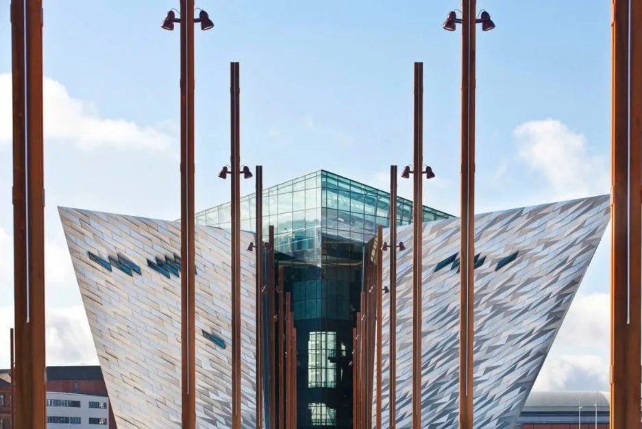 The TitanicBelfast museum in Belfast, Northern Ireland