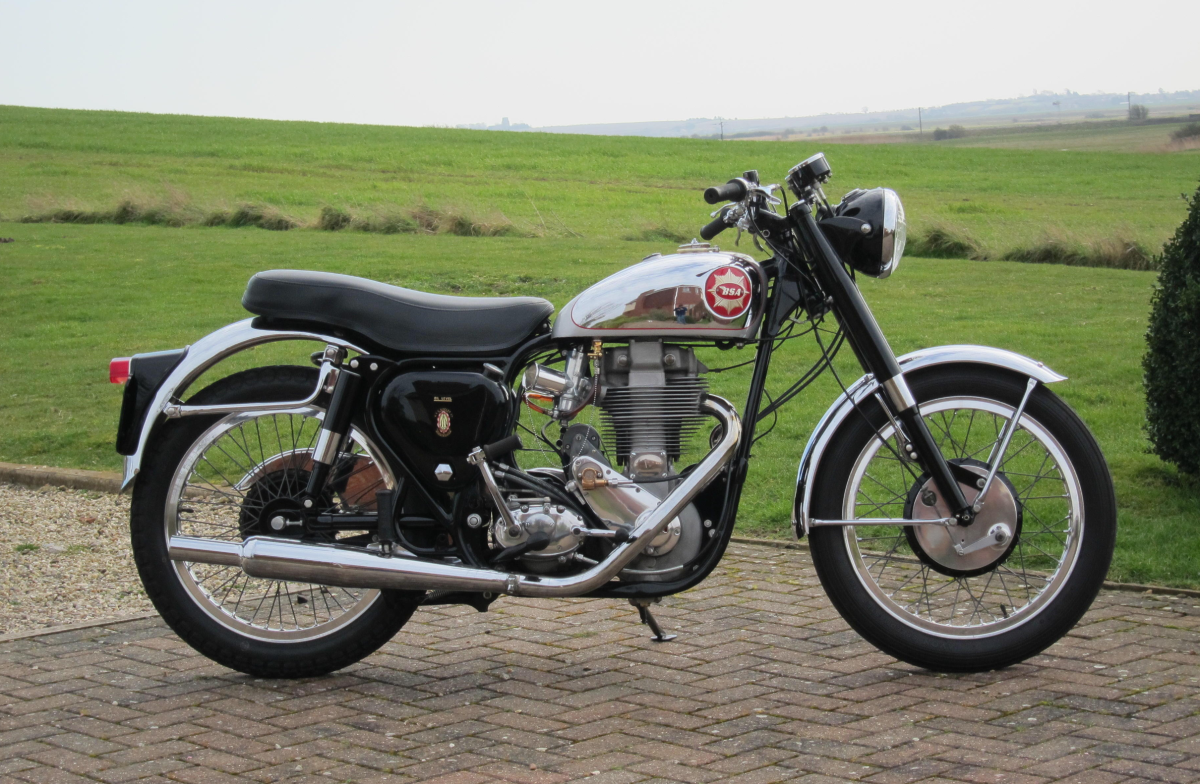 This 1956 BSA 500CC Gold Star sold for £10,580 (US$16,440) at Bonhams' Spring Stafford Sale in April 2014