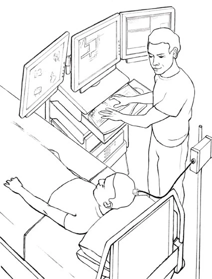 Artist's impression of theBrainGate in clinical use