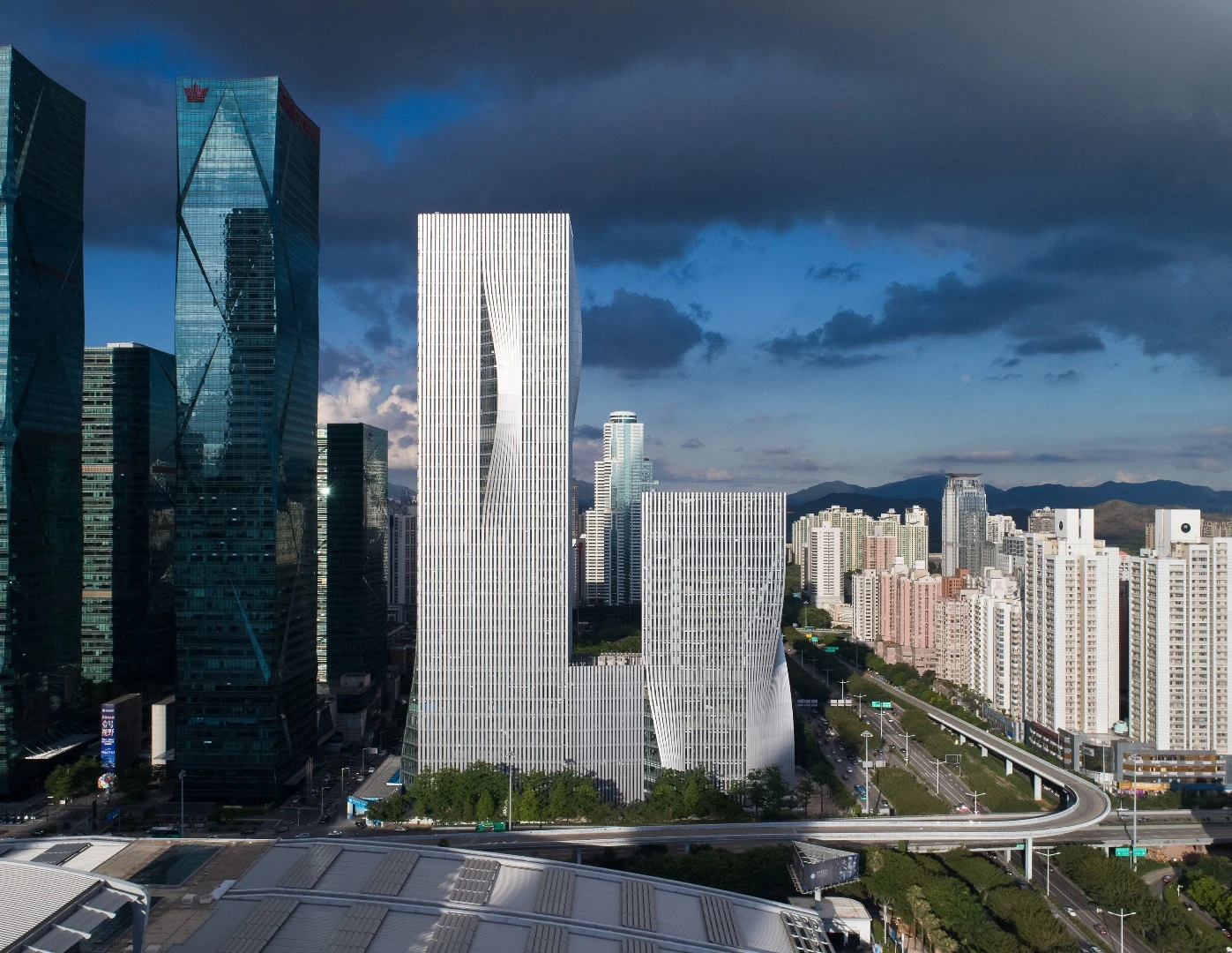 The Bjarke Ingels Group (BIG)-designed Shenzhen Energy Mansion - Shenzhen was named the Best Tall Building between 200-299 Meters (656-980 ft)
