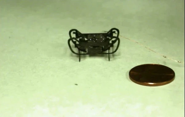 By simply reducing the design file, Harvard researchers managed to produce a version of HAMR weighing just 270 mg, about the size of a penny.