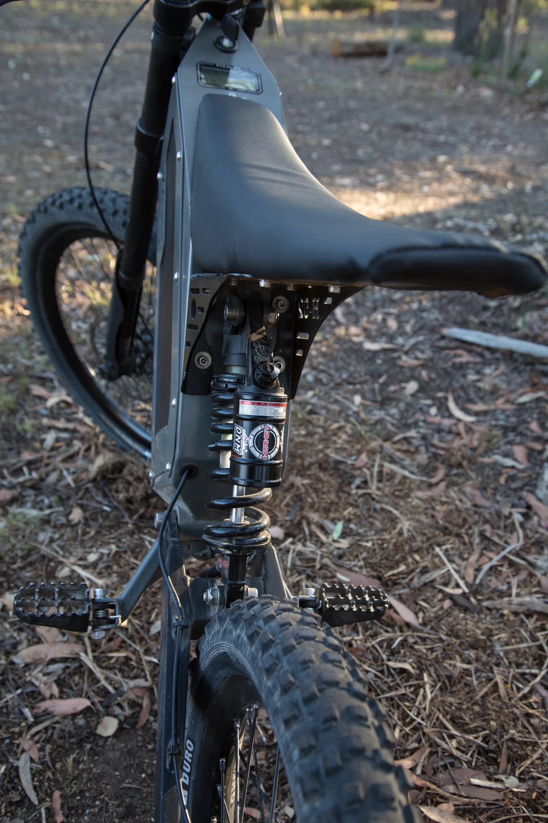 The H-52's adjustable suspension set up soaks up the bumps