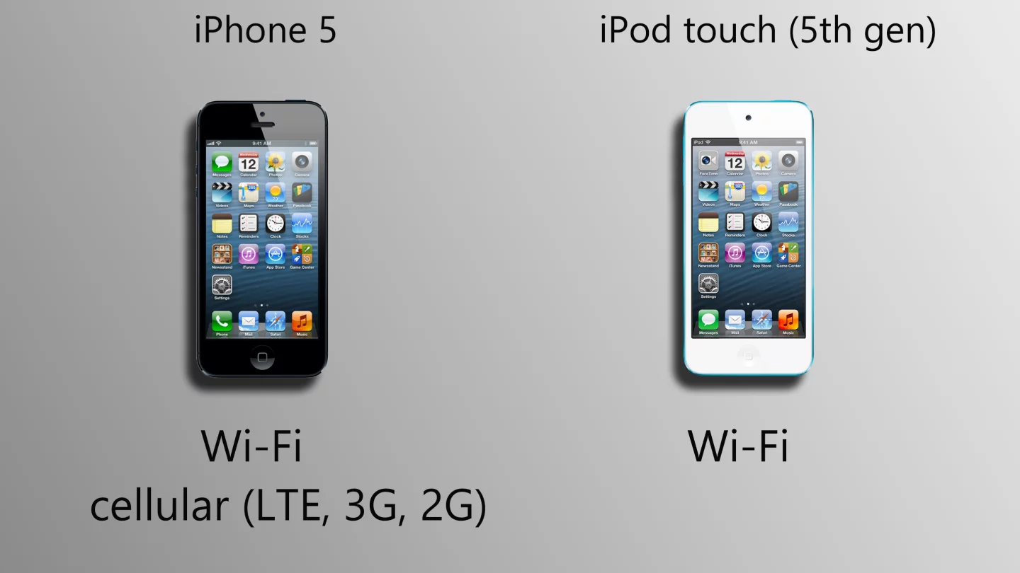 Despite rumors we heard last year, the iPod touch still doesn't come with mobile data