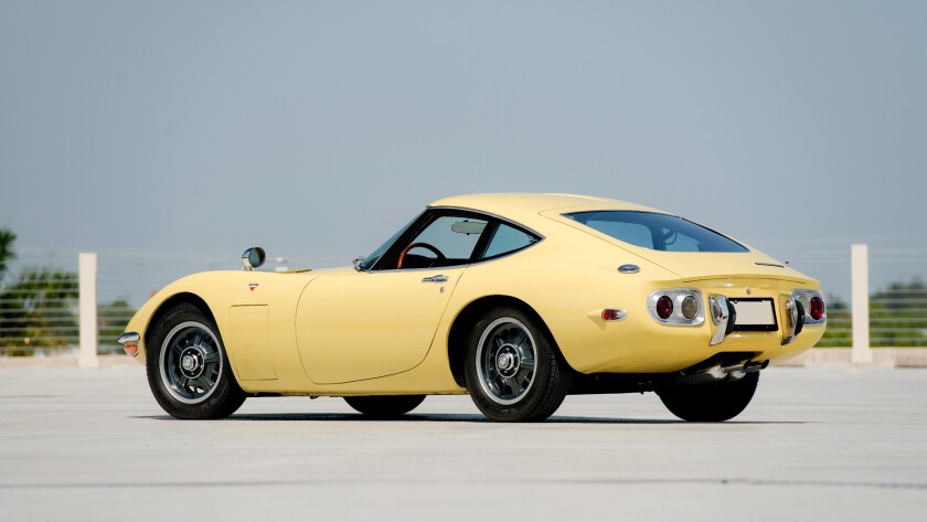 RM-Sothebys sold this 1968 Toyota 2000GT for $935,000 at Monterey, 2013