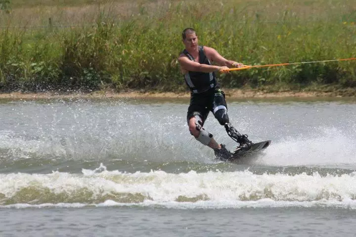 The Moto Knee can also be used in water sports
