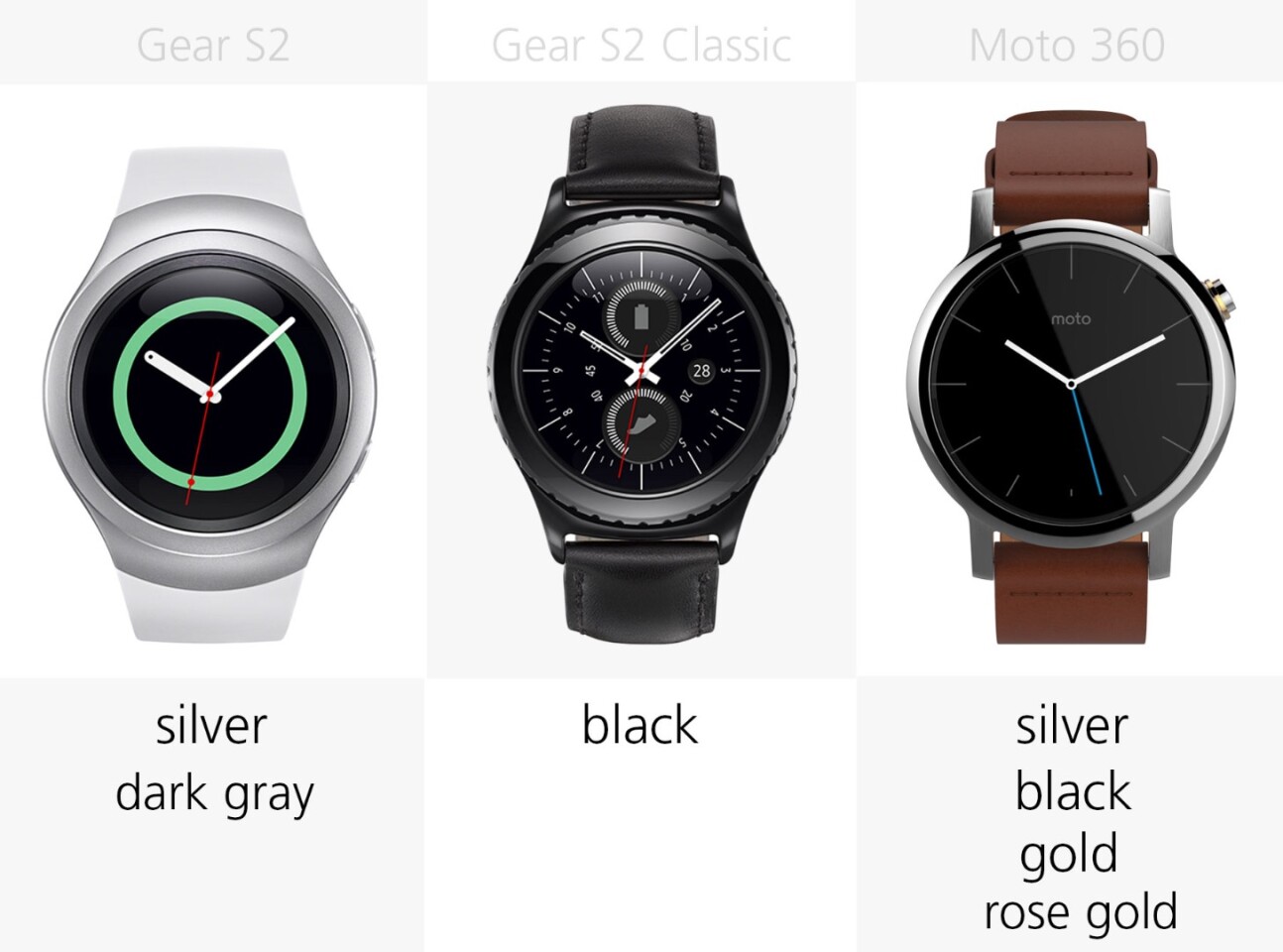 Color options