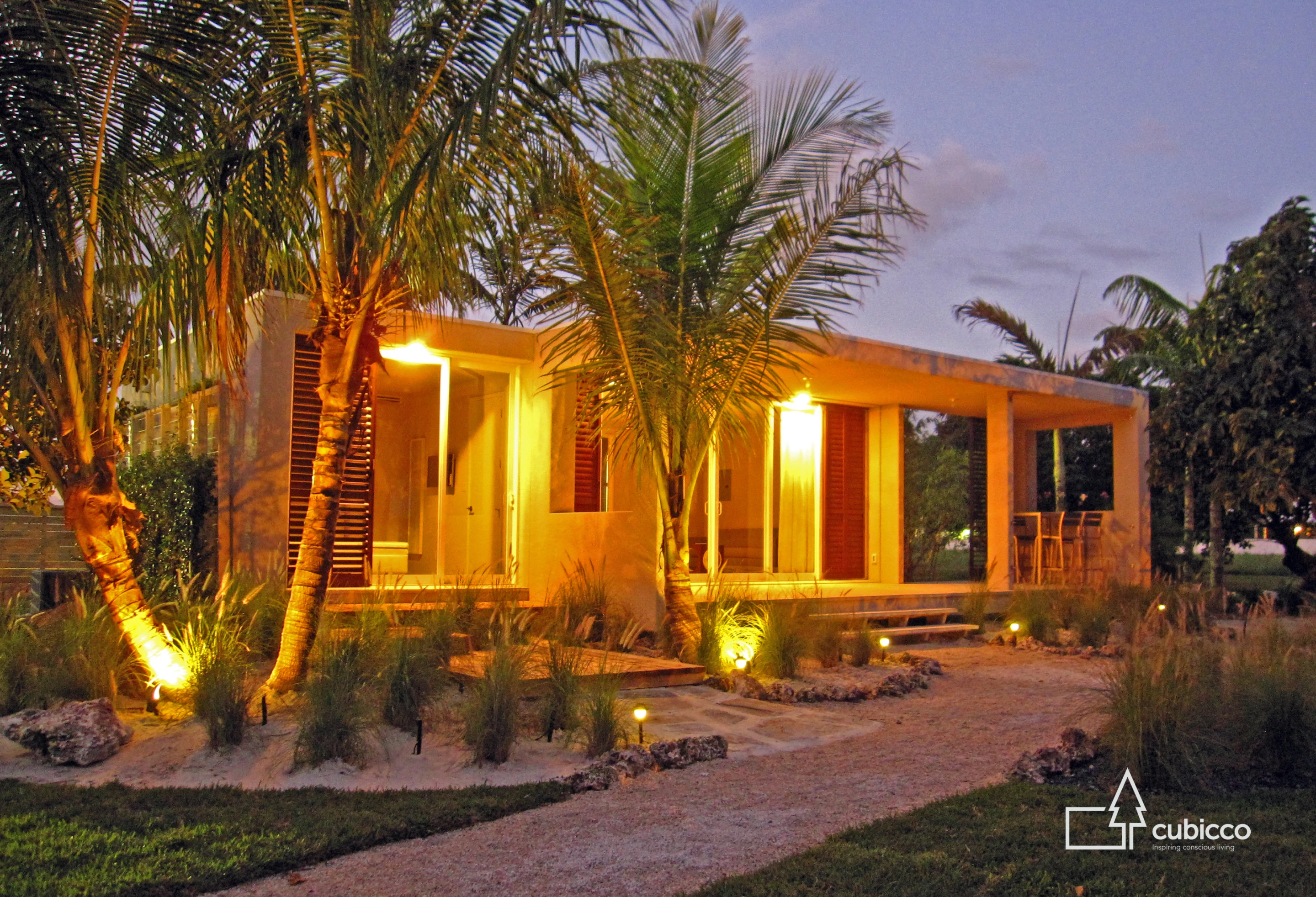 The homes are modular, so can be expanded if required, and can also be relocated or placed on stilts to protect against flooding