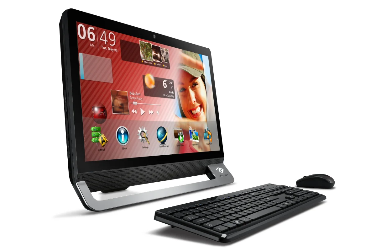 Packard Bell has revamped two of its PB oneTwo all-in-one desktop PCs - now 65 percent slimmer than previous models.