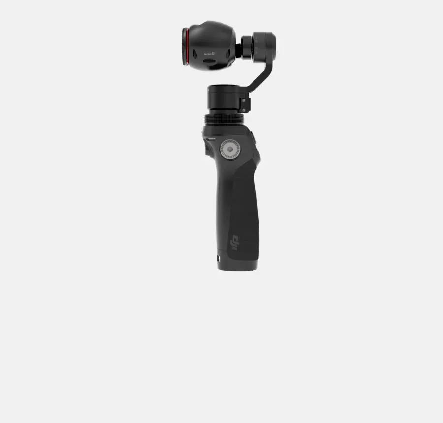 DJI Osmo - front trigger locks, centers or reverses the camera