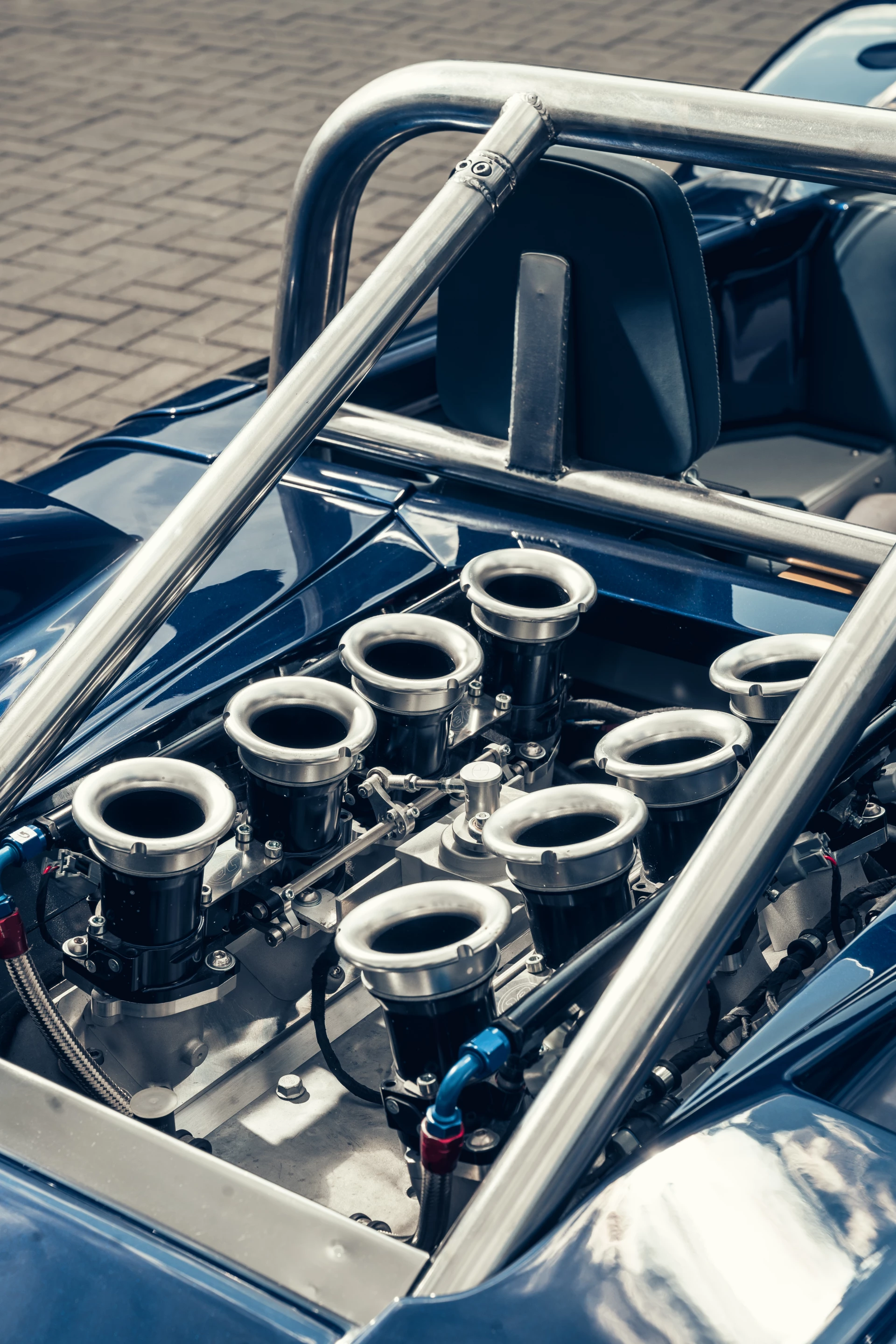 In developing its 7.0-liter all-alloy V8 engine, Nichols started off with a GM LS3 block