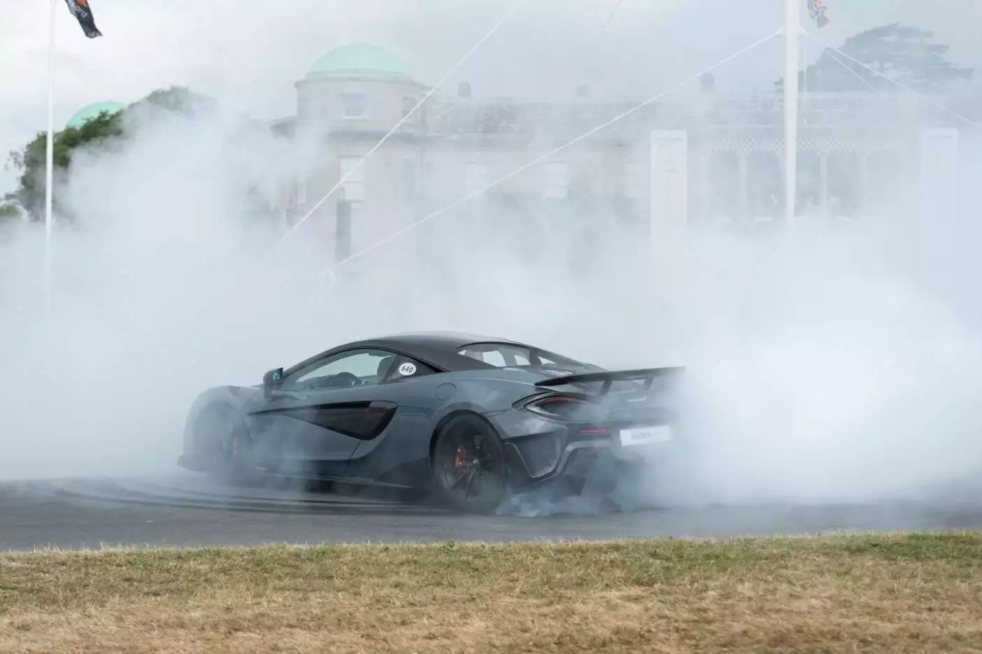 Some fiery on-track action at the 2018 Goodwood Festival of Speed