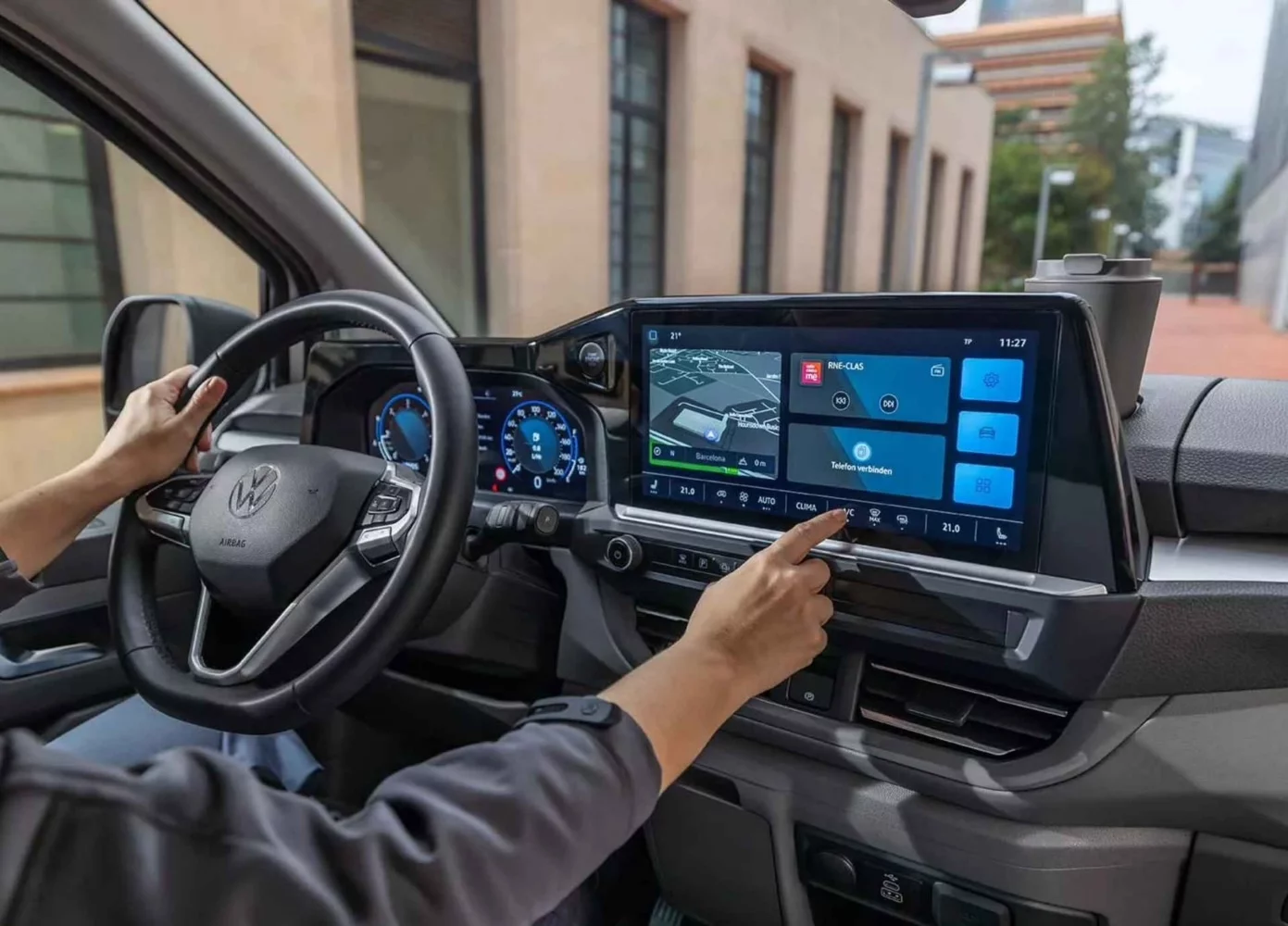 The new VW Transporter offers a seriously digital design ... for better or worse