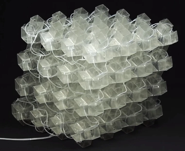 The new metamaterial could be used to make everything from tiny self-deploying nanostructures for use in medical procedures, all the way up to large buildings that are able to metamorphose for different purposes on command