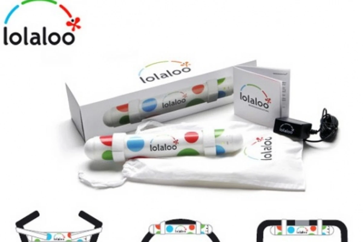 The Lolaloo rocking device takes care of rocking baby to sleep while you relax