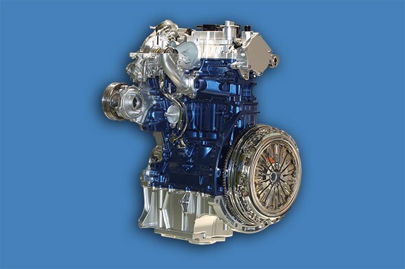 The Ford 1.0-liter EcoBoost engine