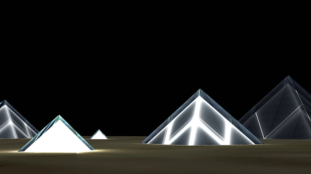 Lunar Cubit solar pyramids