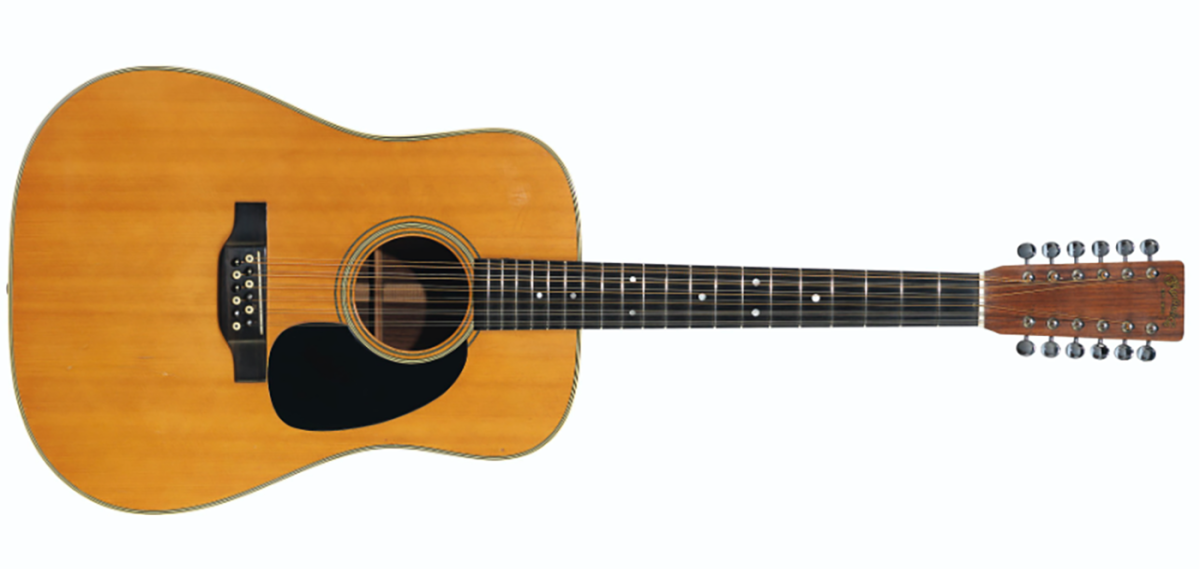 This guitar has served as David Gilmour's chief 12-string studio acoustic for over forty years