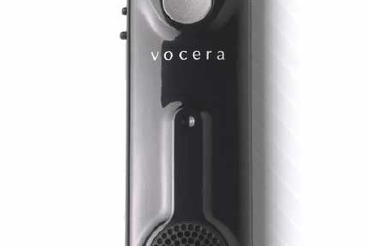 Wearable, voice activated communications system from Vocera