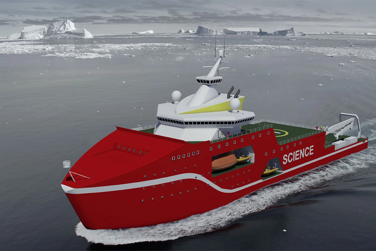Early design concept of the new polar research ship
