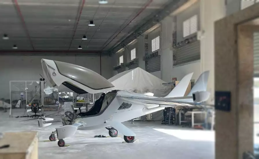 The prototype under construction