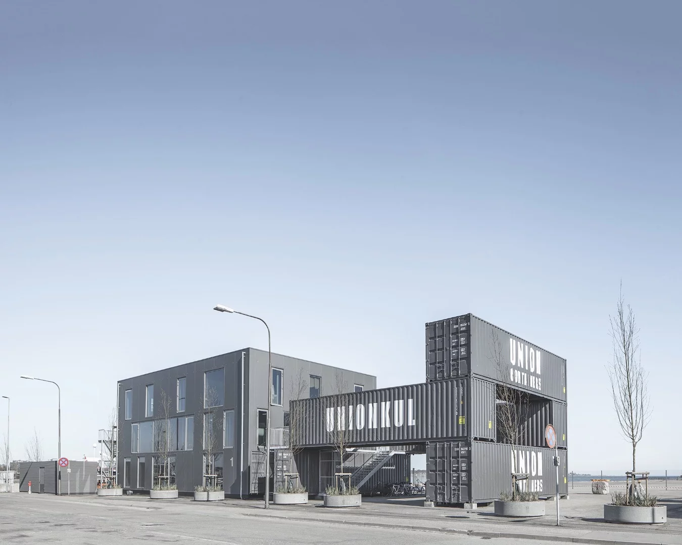 Made to be Moved, by Arcgency, is a shipping container-based office that can be easily dismantled and moved to another location