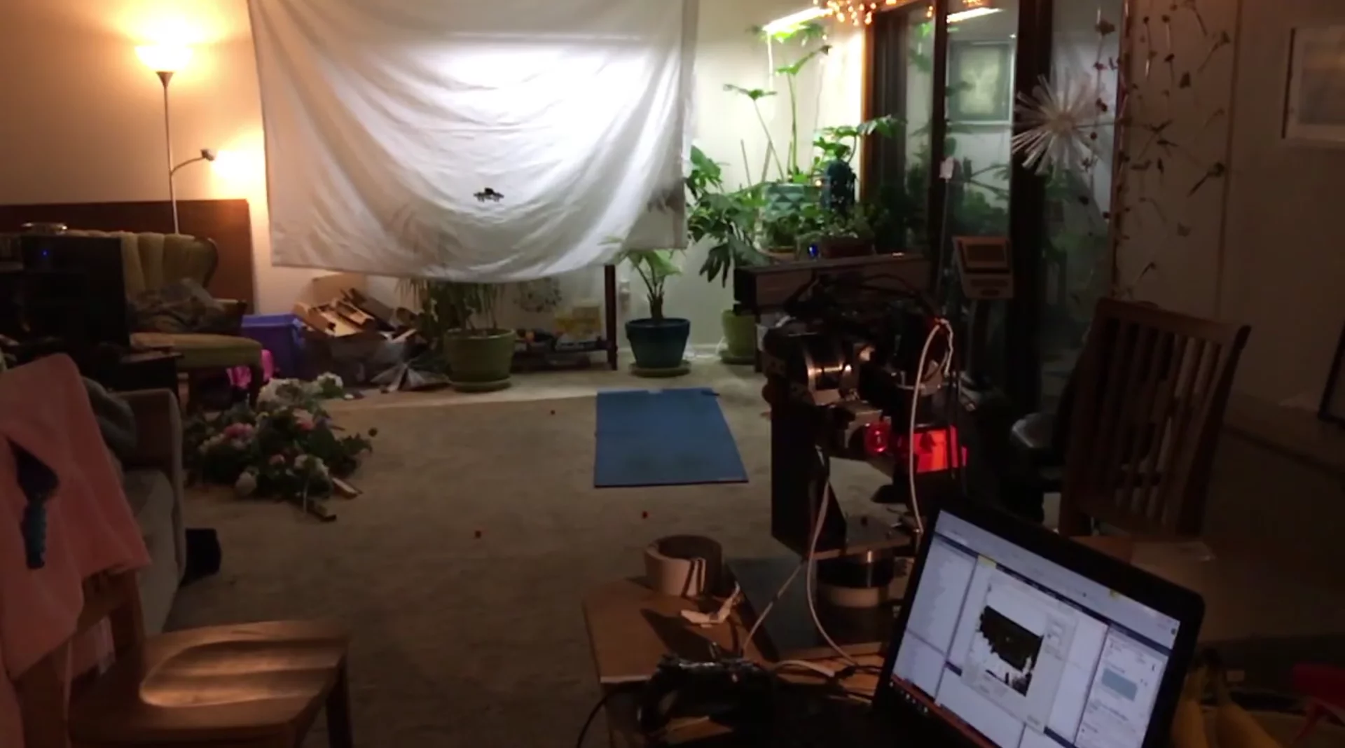 Pilcher designed the steel gimbal in SolidWorks, before cutting it out with a computer-controlled mill