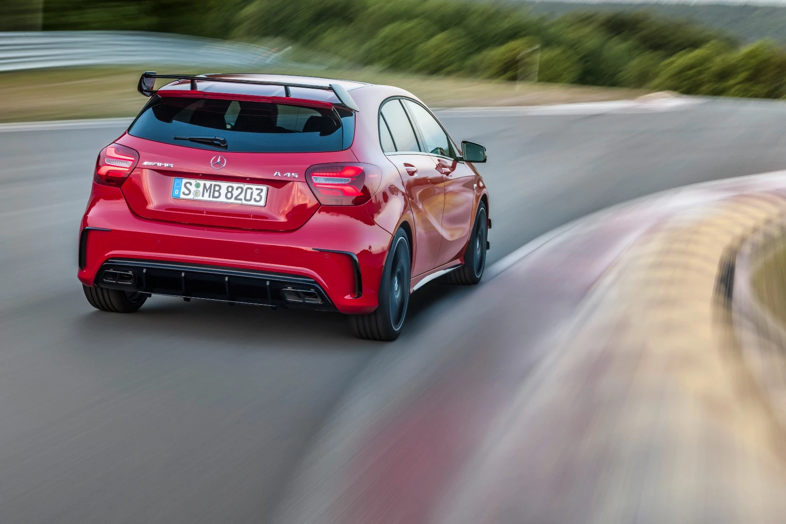 The big wing on the A45 is optional