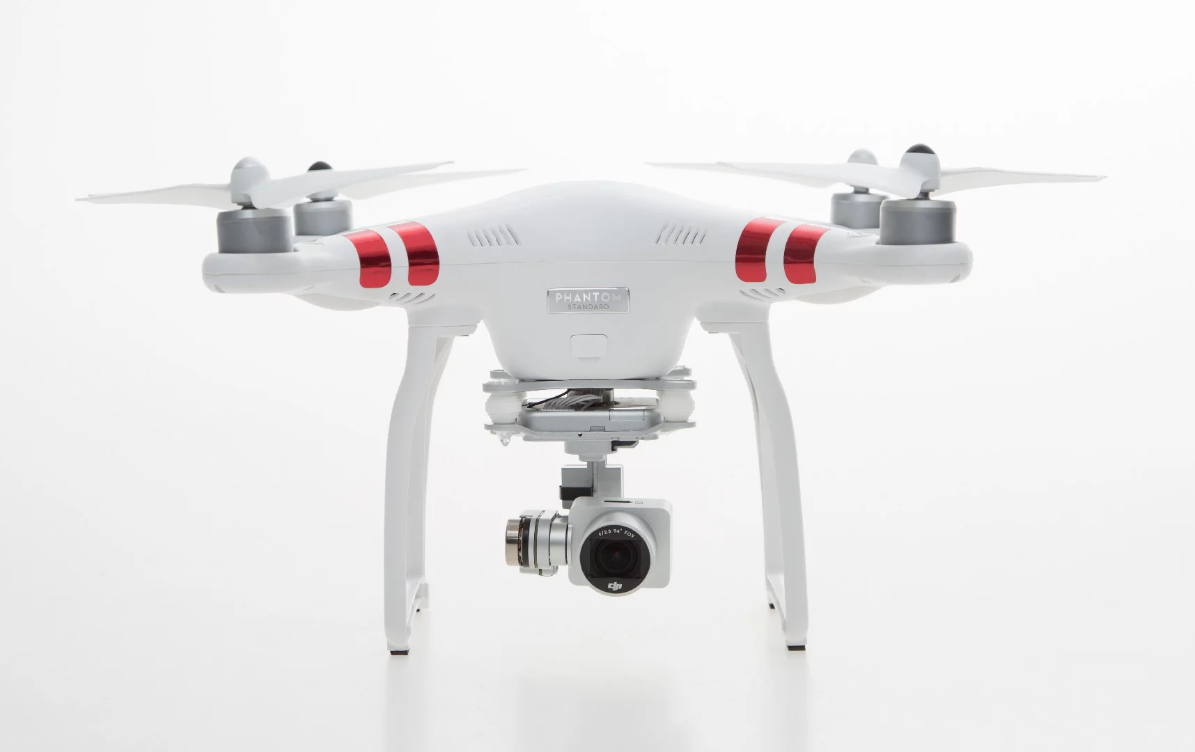 Like the other two Phantom 3's, the DJI Phantom 3 Standard features 720p real-time video streaming to the user's mobile device
