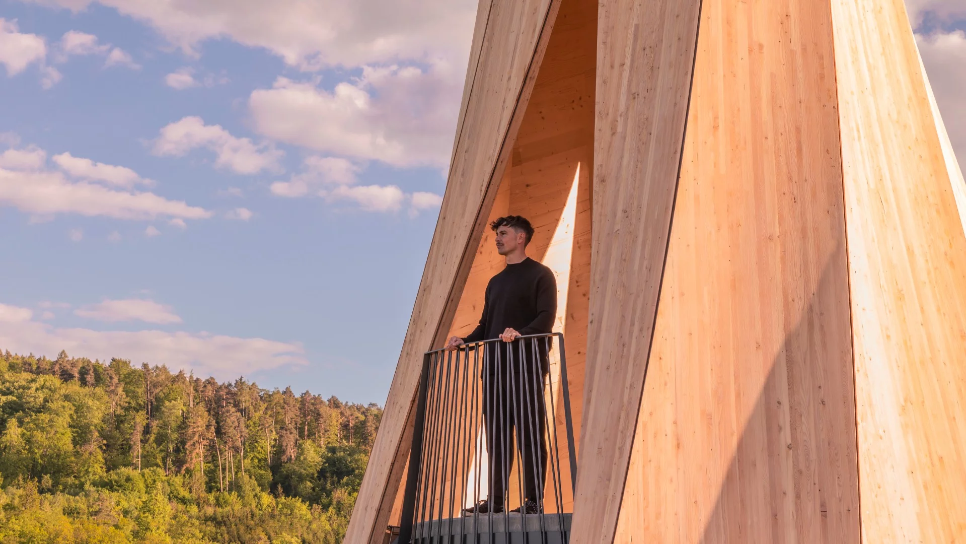 The Urbach Tower was made for Remstal Gartenschau 2019, a garden show in the German city of Schorndor