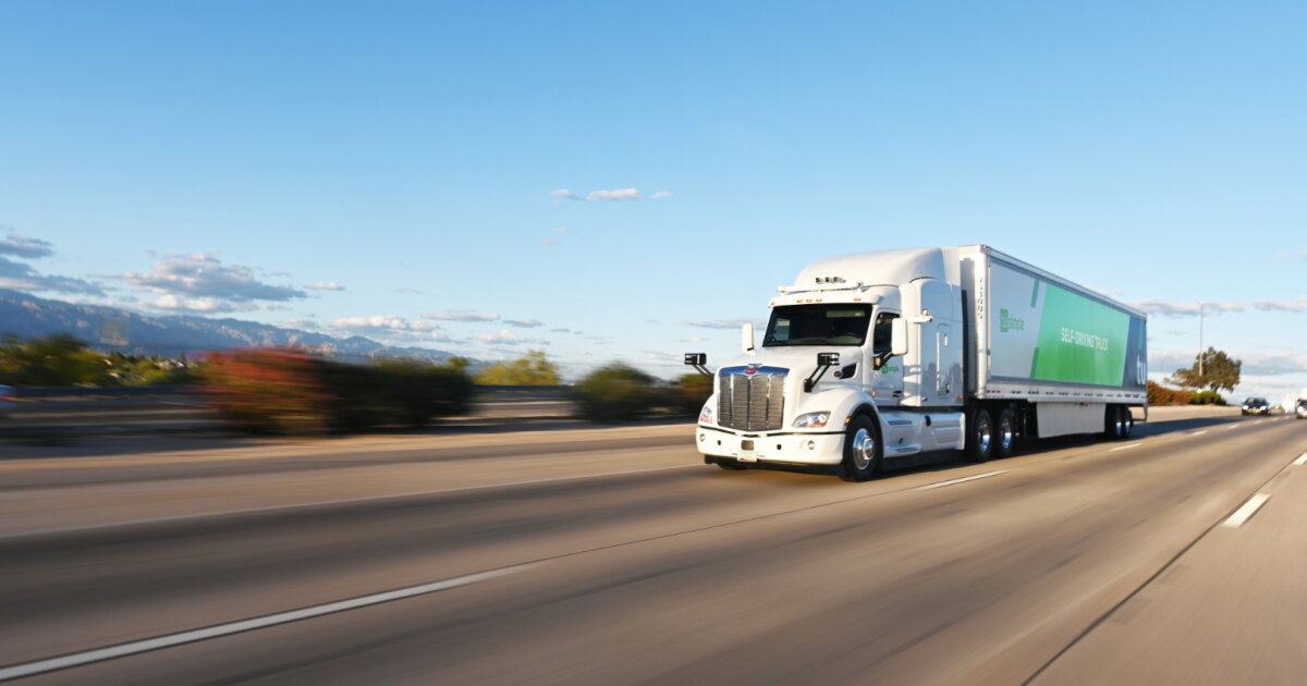 Tu Simple TuSimple's autonomous truck cuts 10 hours off 900-mile trek across the US