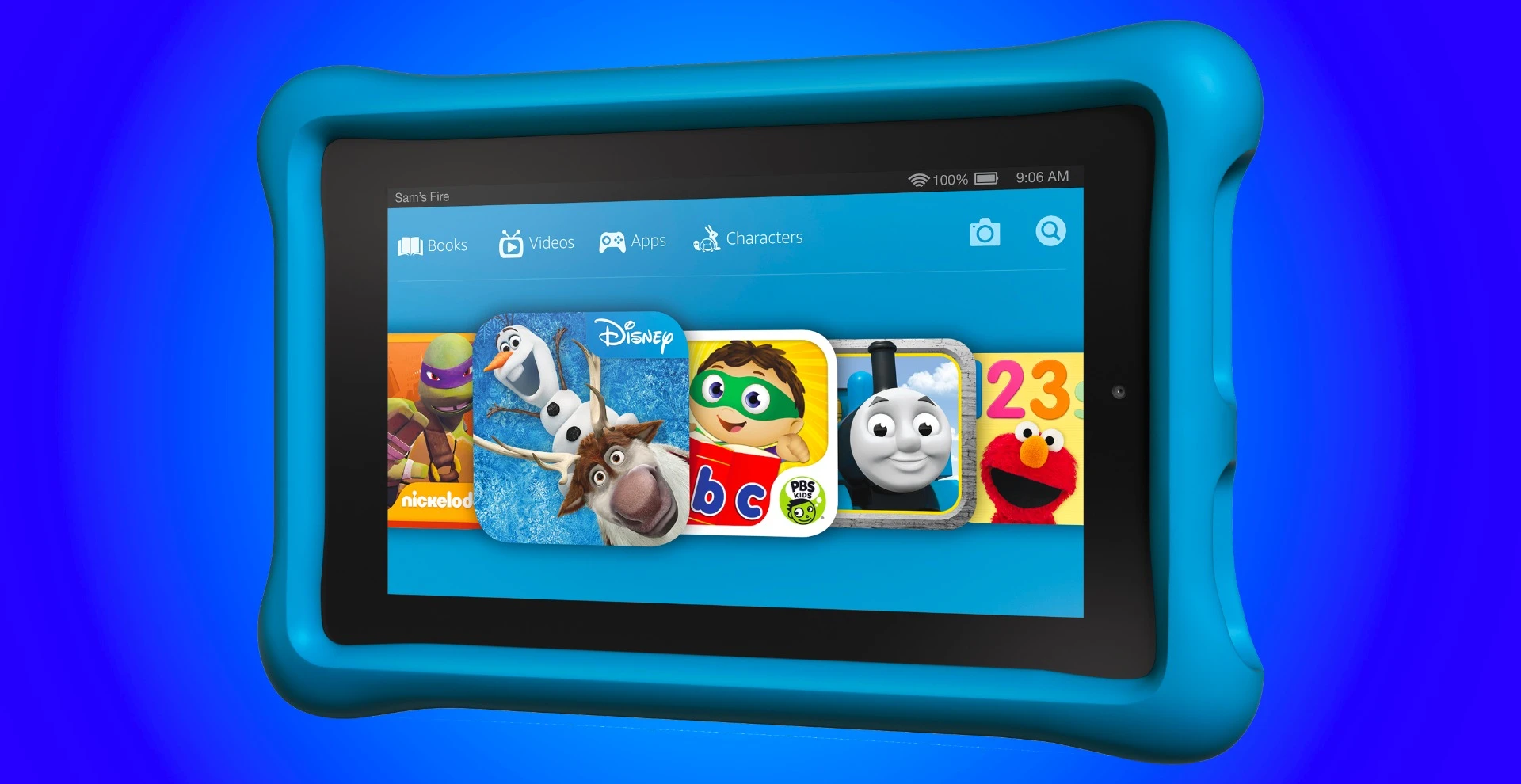 The Fire Kids Edition tablet from Amazon comes with a two-year guarantee which even covers your child breaking it