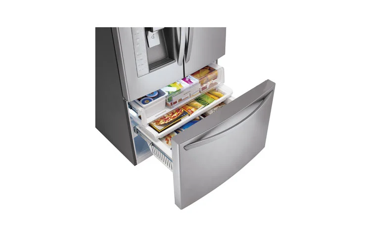 There's also a handy three-tier freezer compartment