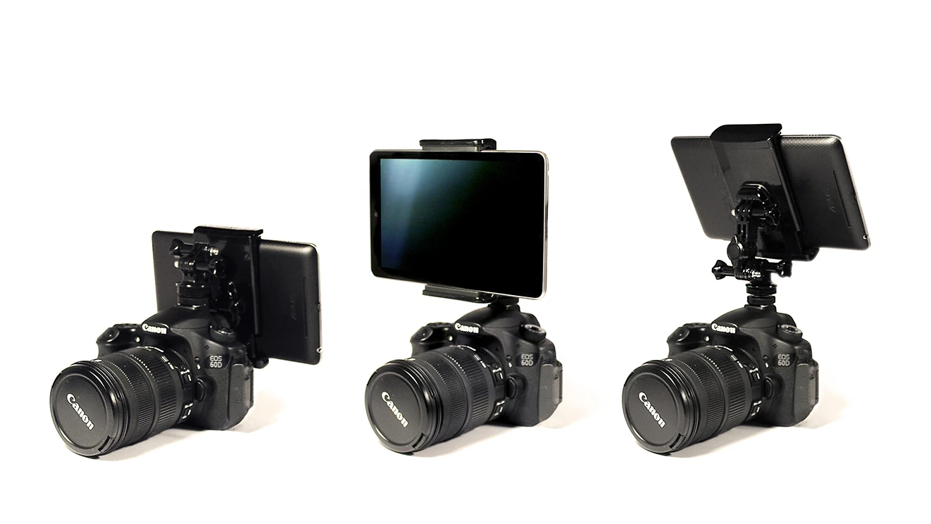 The Camlet Mount can be mounted at a number of angles