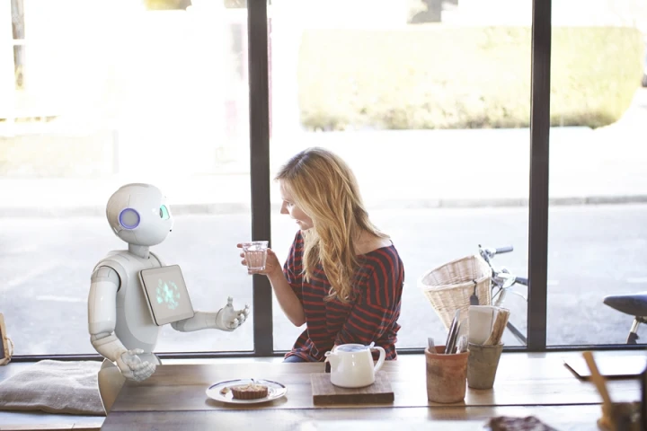 Pepper's emotion functions are modeled on the release of hormones in humans in response to stimuli perceived by the senses