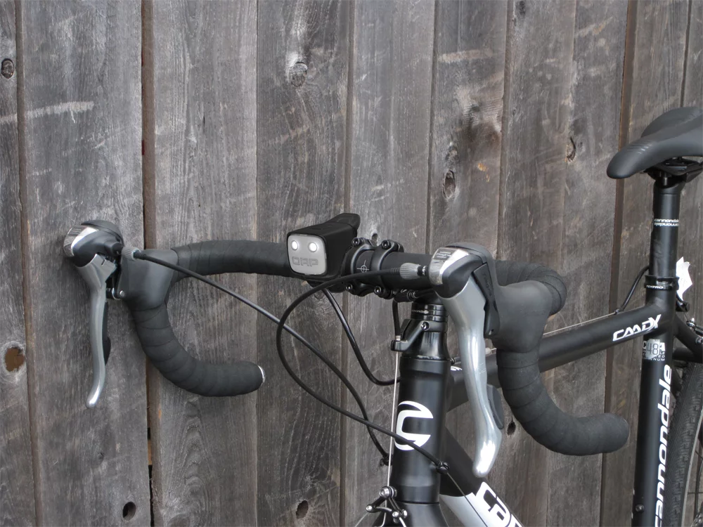 Combined twin LED lights and two-tone horn in one unit