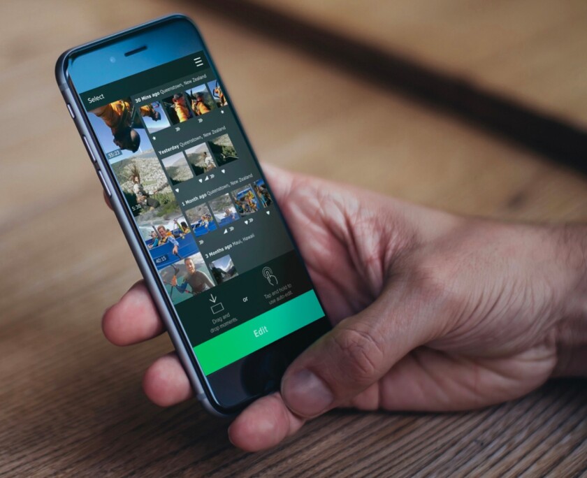 The Revl Arc action camera features smart auto-editing based on data from built-in sensors