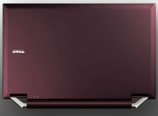 The Dell Latitude Z is finished in Black Cherry