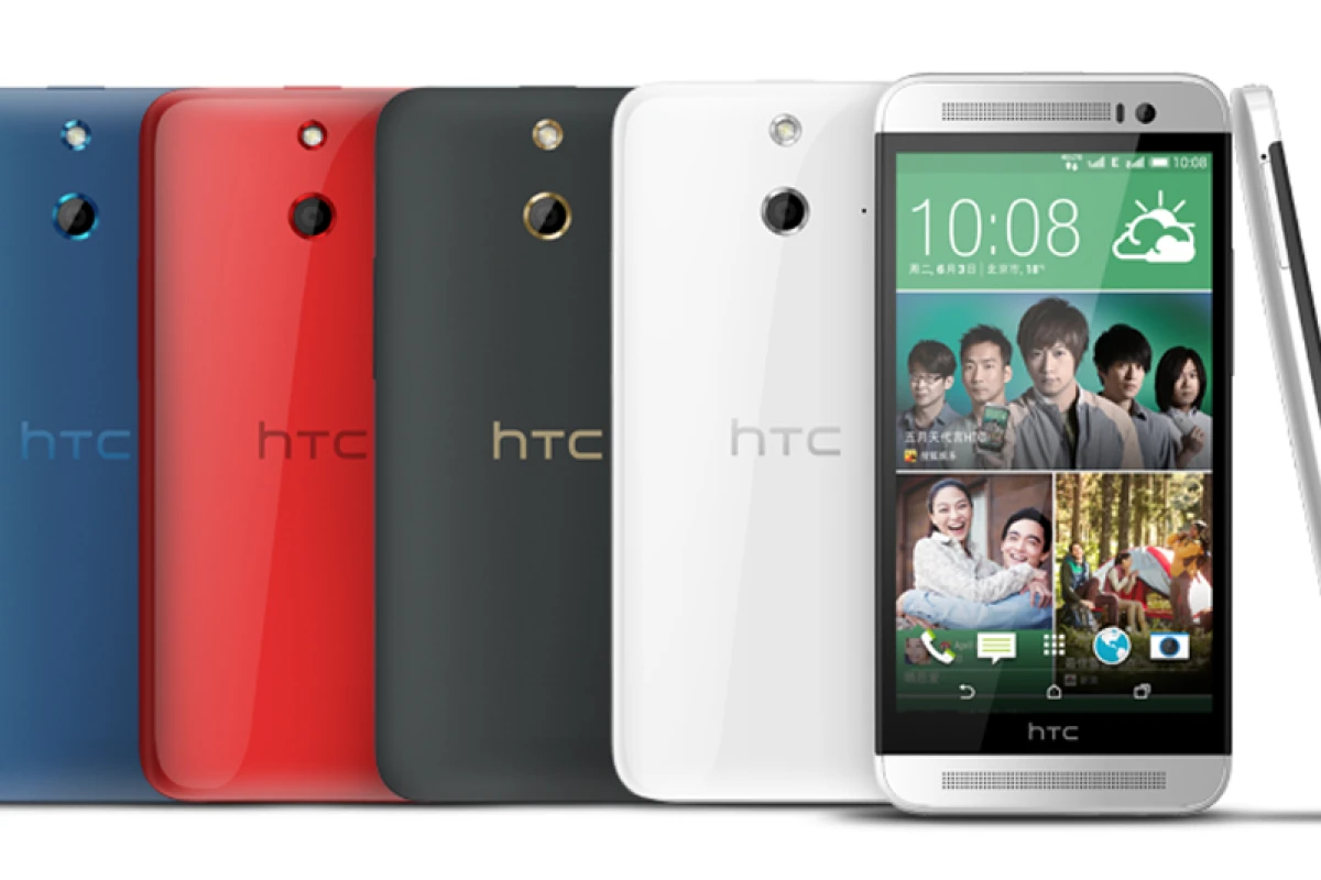 The HTC One (E8) packs the M8's internals but offers a colorful plastic aesthetic