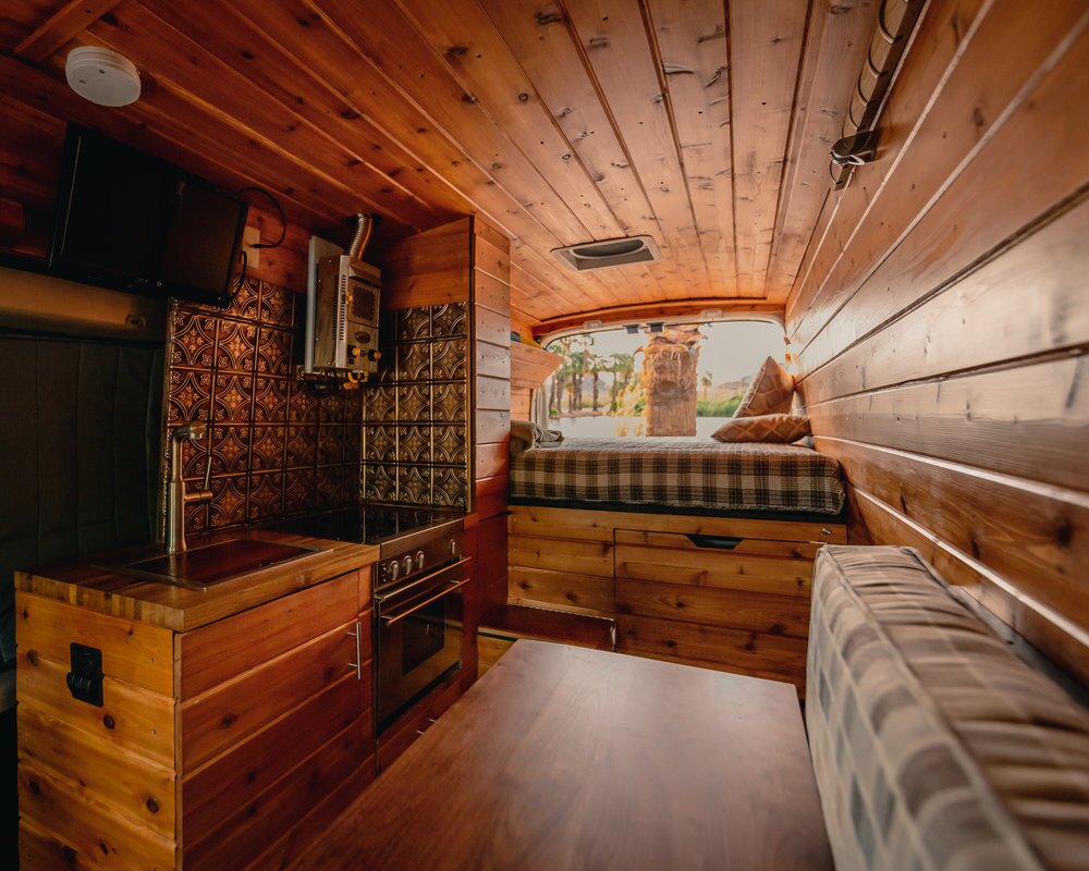 Camper With Fireplace