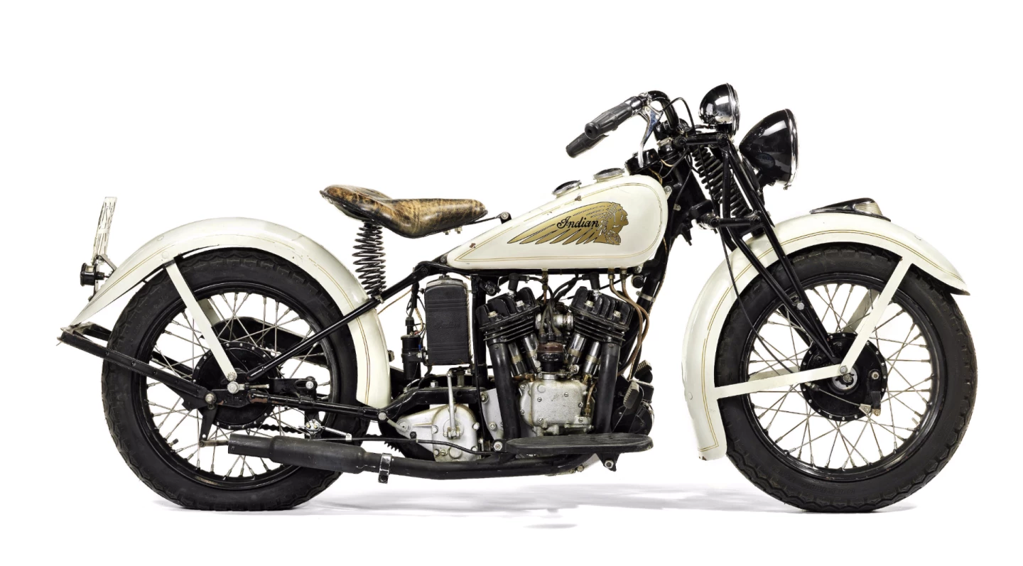 We've already mentioned this 1934 Indian 750cc Sport Scout in great detail in the introduction to this article as it was once owned by Steve McQueen, "the man with the Midas Touch." Most tellingly, it was purchased by the current vendor at Bonhams' McQueen Sale in San Francisco in November 2006 for US$177,500. This means that just factoring in the movements of the market plus inflation, if this bike sells for it's estimated £55,000 to £65,000 (US$85,000 - $100,000), it'll be at a 50 percent discount.