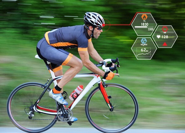 SMART heart rate-monitoring helmet