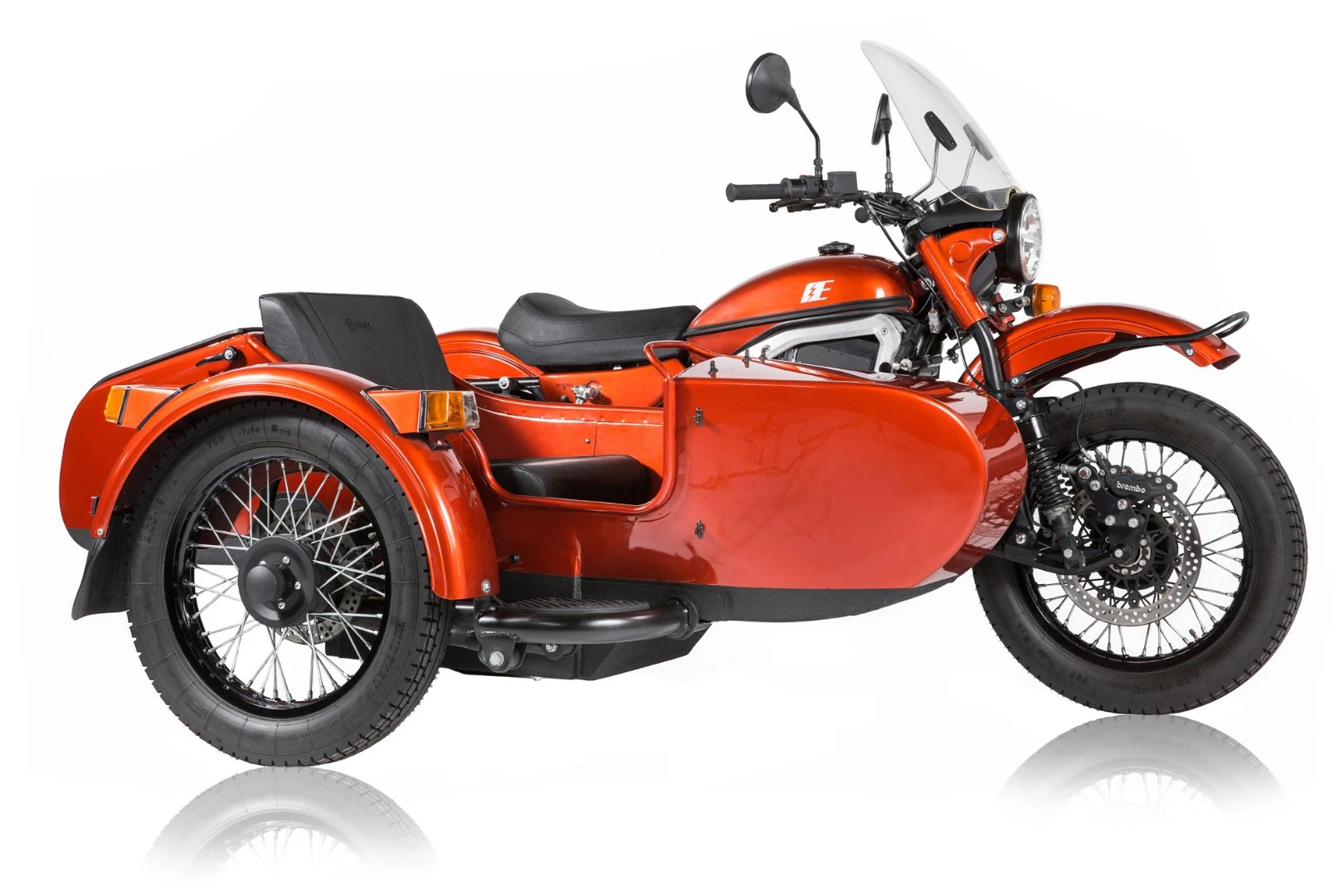 Ural's electric prototype: quite the classic looker from the outfit side