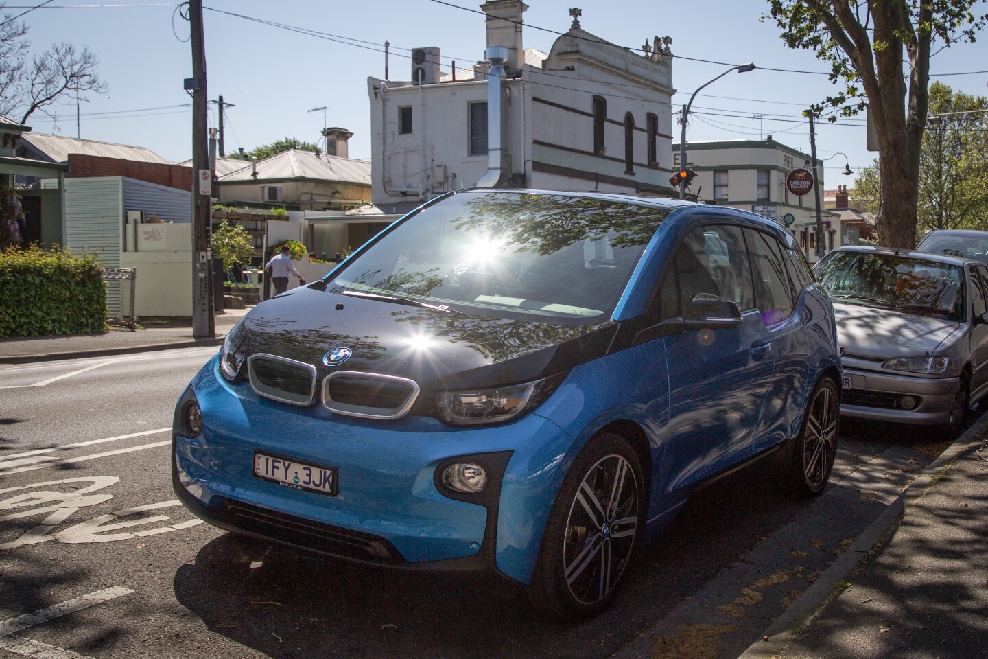 The BMW i3 in its element