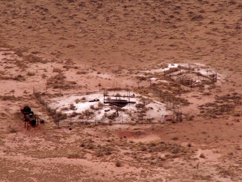 The crystals used in the recent study were extracted from a rubble pile left by prospectors over a century ago