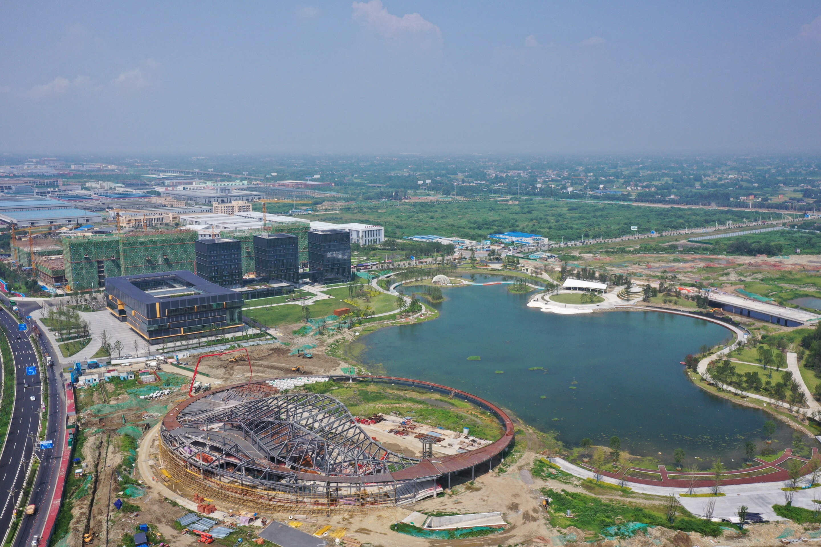 The Tianfu Museum of Chinese Medicine is currently under construction in Chengdu, Sichuan, and is scheduled to be completed in 2023