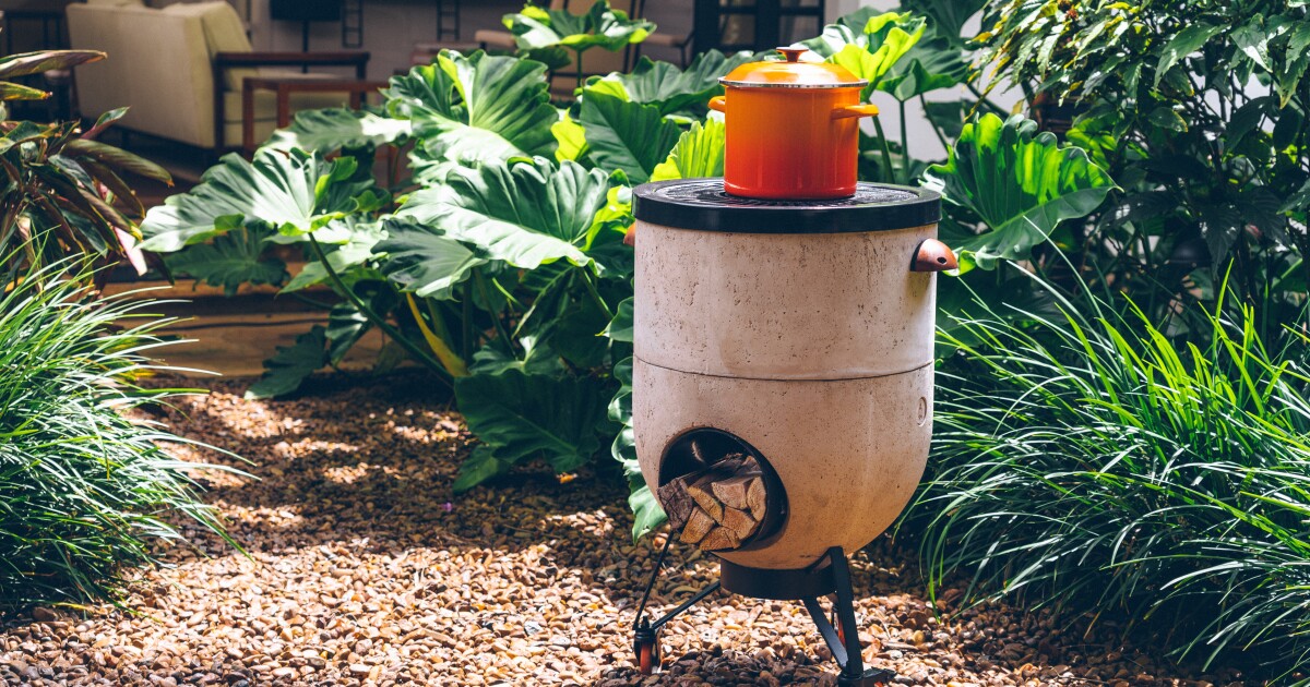 Rocket Stove Can Be Used As A Barbecue Pizza Oven Or Fire Pit