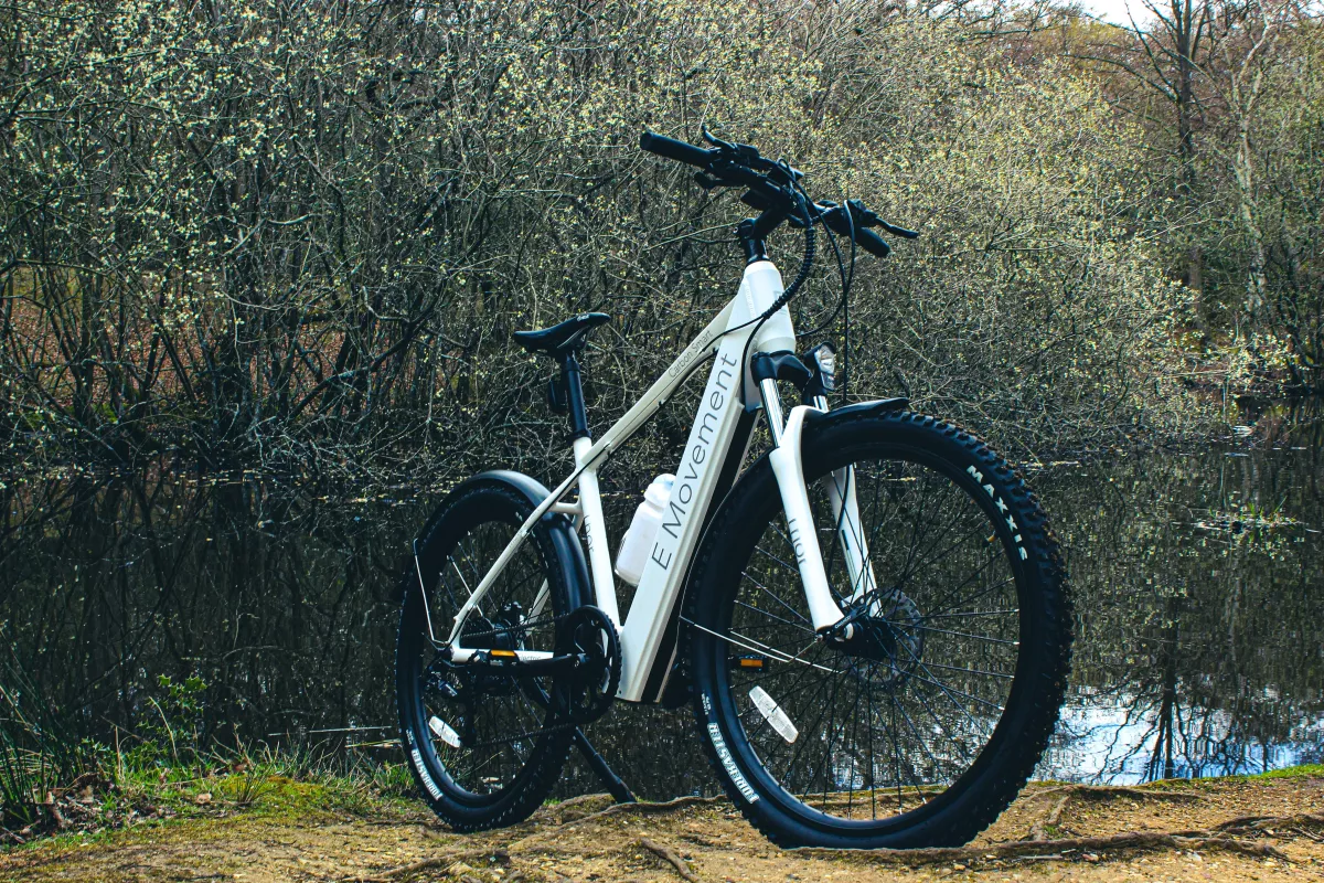 The 10.4-Ah battery hidden away in the downtube is reckoned good for up to 80 miles of pedal assist riding per charge